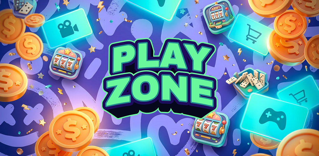 PlayZone play-and-earn gaming artwork